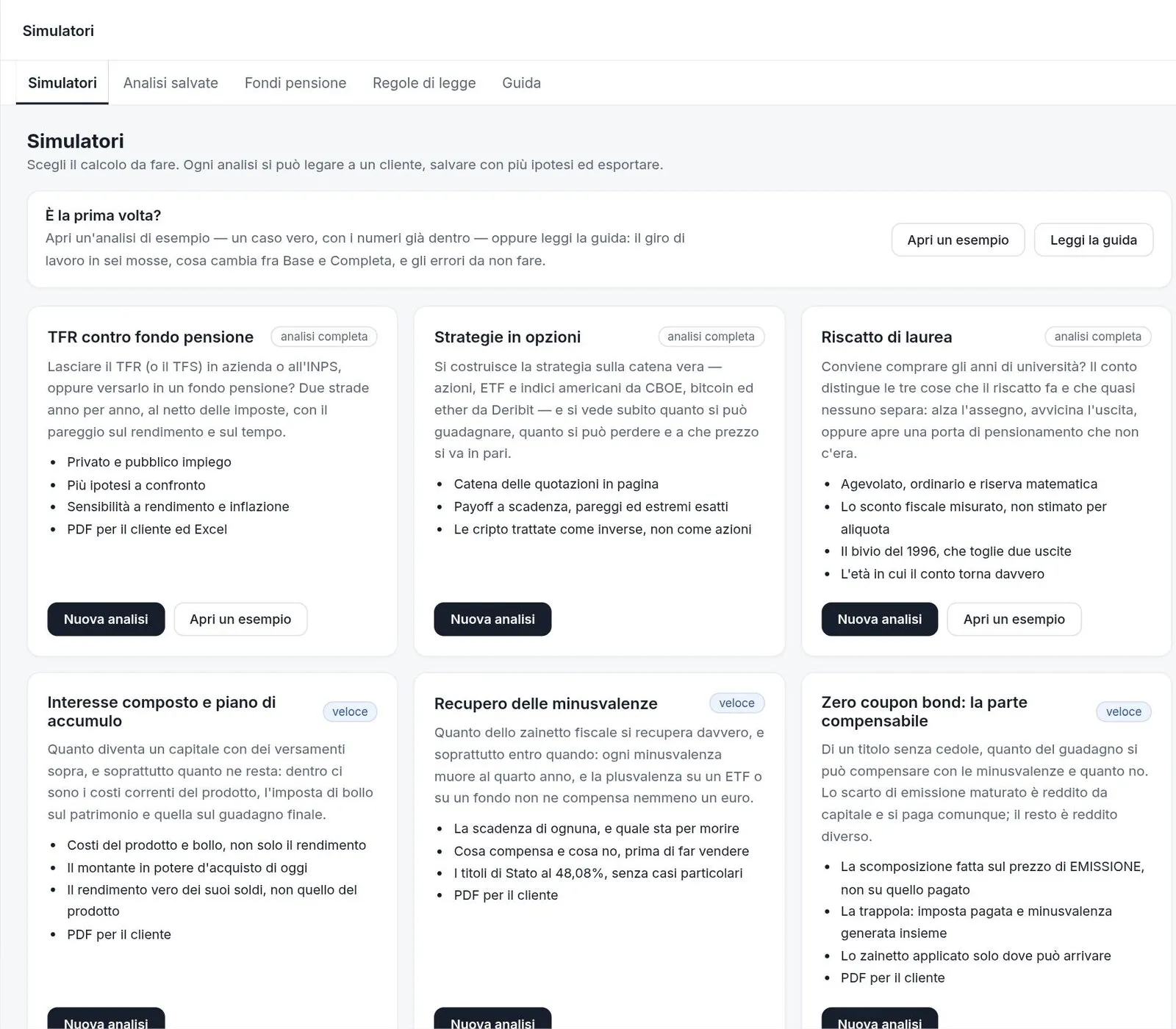 Gestionale multi-azienda: schermata 3